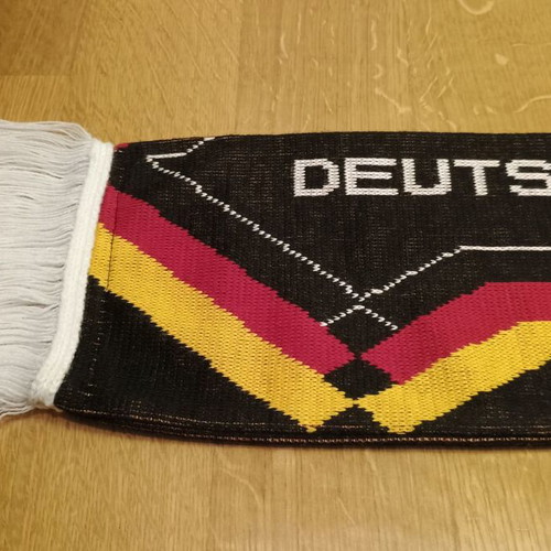 Germany 90s scarf new, double-sided