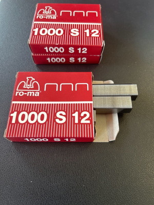 Stapler refills new, pack of 3
