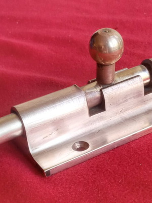 Bolt made of solid brass vintage like new
