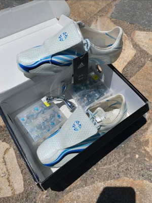 Adidas F50.6 Tunit Upper football boots new, deadstock, white and blue