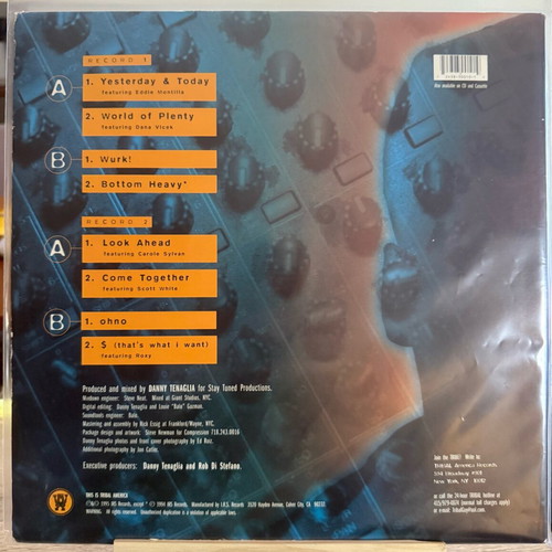 Danny Tenaglia Hard & Soul vinyl used, double
