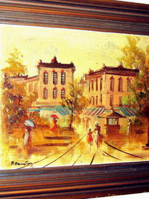 Painting 50x70 with frame in excellent condition