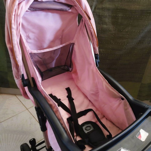 Chipolino April Rose Water baby stroller used, pink with gold details