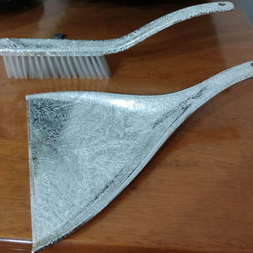 WMF stainless steel table broom and dustpan set new