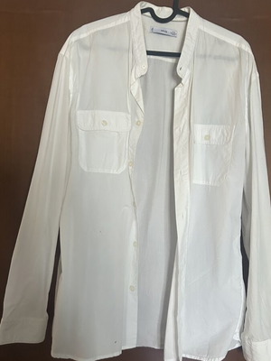 Mango white shirt like new, oversized fit, size M
