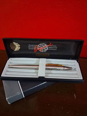 Inoxcrom Vintage Ballpoint Pen Made in Spain New in Box