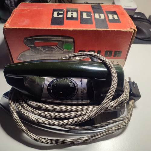 Vintage Calor Matic Supermat electric iron like new