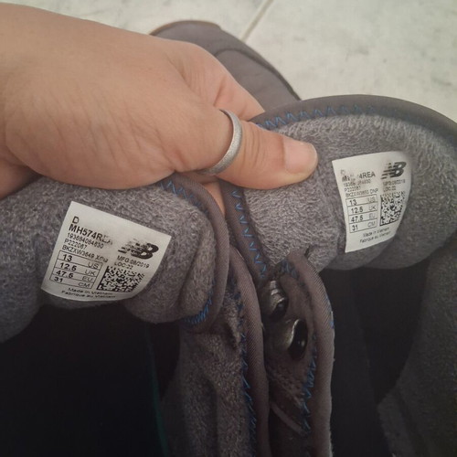 New Balance 574 Grey Suede Men's Boots Like New EU 47.5