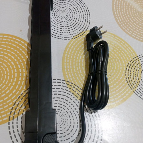 Central power strip 8 sockets Schuko with grounding pin and 2m cable new