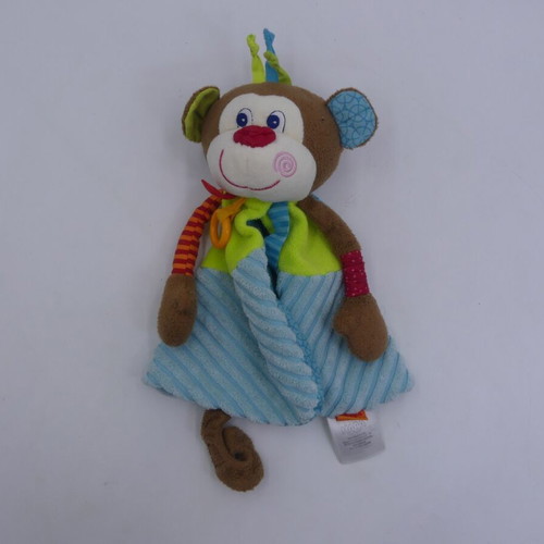 Haba plush monkey doll used, baby toy