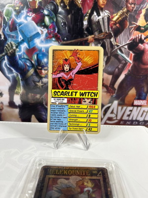 Κάρτα Marvel Scarlet Witch Top Trumps σε άριστη κατάσταση