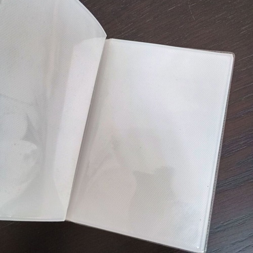 Photo album used, EKG bag style