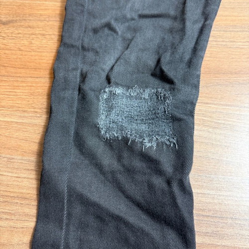 Brokers men's black jeans with rips, size W30, like new