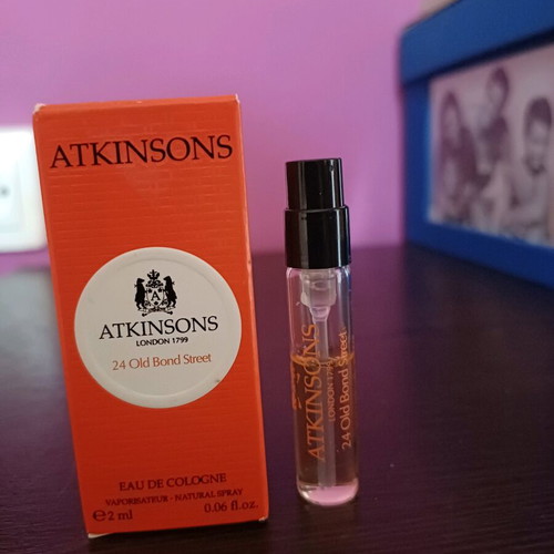Atkinsons 24 Old Bond Street 2ml tester used Eau de Cologne