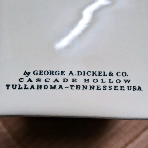 Clay pitcher George Dickel Tennessee Whisky used