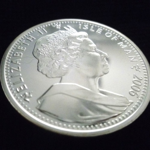 Isle of Man 2006 Elizabeth II 80th Birthday Silver Proof Silver Coin new