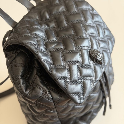 Kurt Geiger London Kensington Black Leather Backpack like new