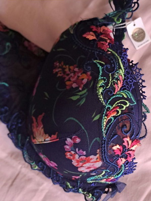 Lise Charmel сутиен нов с бижу Сваровски, размер 80В, цветен