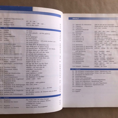EM Grammatik A1-B2 used German grammar book