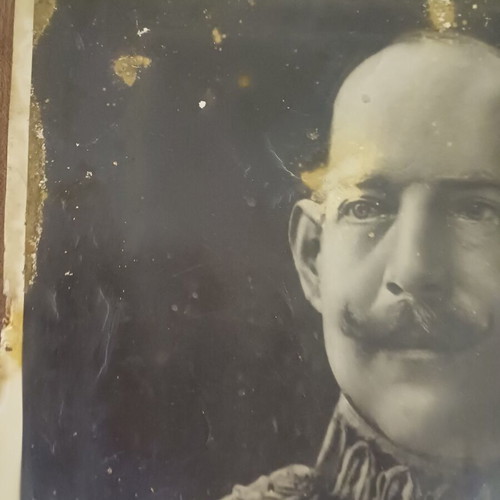 Photograph of King Constantine I used, large 45x55 cm