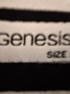 Genesis sleeveless cardigan, blue cotton