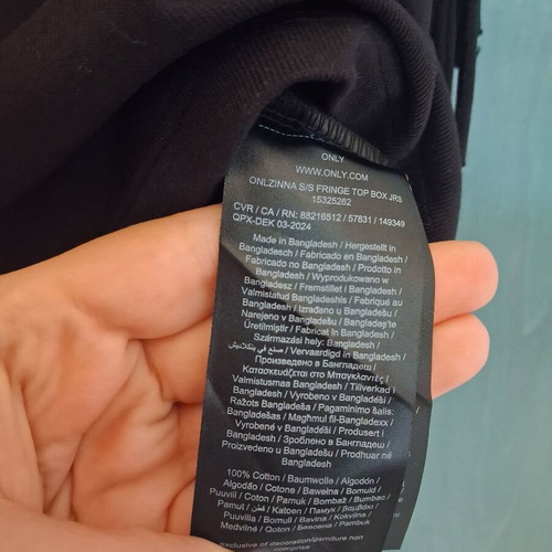 Only black T-shirt like new, size M