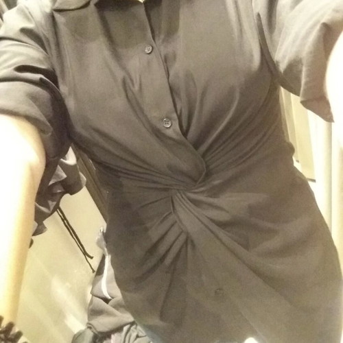 Zara shirt like new with unique style black size L