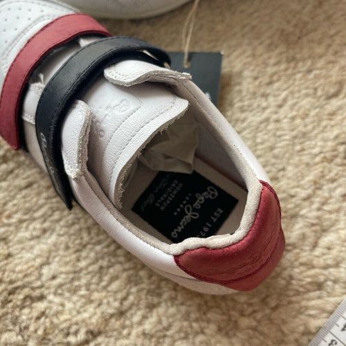 Pepe Jeans Kids' Sneakers Size 33 New White with Red and Blue Details