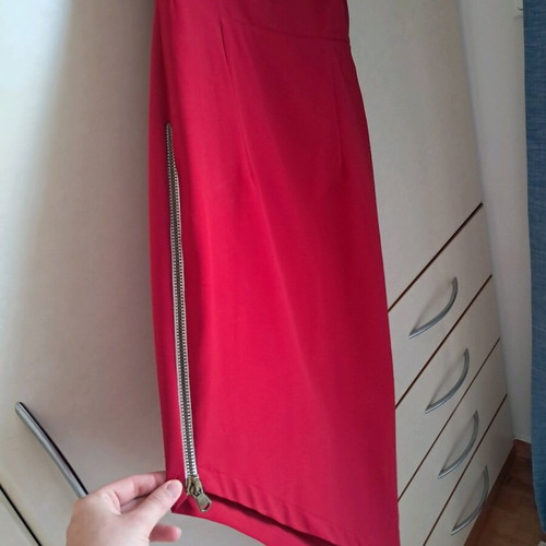 Valtadoros dress like new, asymmetric red, size Small