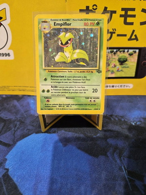 Pokemon Victreebel (Empiflor) Holo Rare card used, French edition 1999