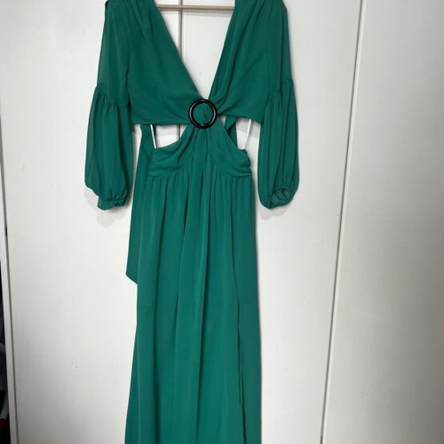 BSB long dress like new, size 38, green with cutouts