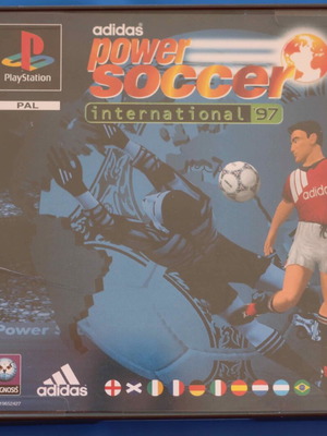 Adidas Power Soccer International '97 PlayStation 1 used with booklet