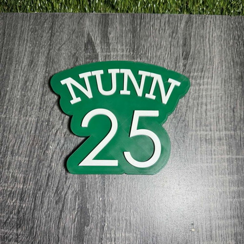 Nunn 25 Panathinaikos BC decorative 3d print new