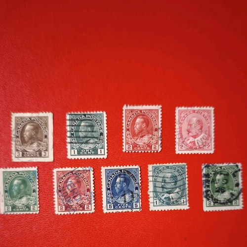 Canada collectible stamp set 1897-1902 like new