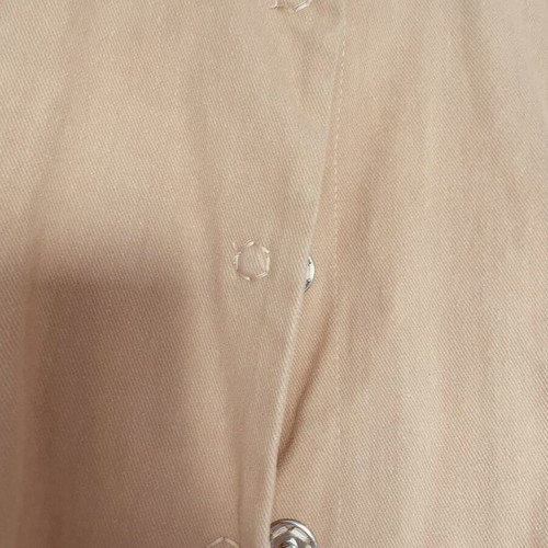 Vicolo denim jacket like new, beige and pink, wide fit, elbow sleeves