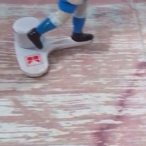Metal football player figure Kicker used