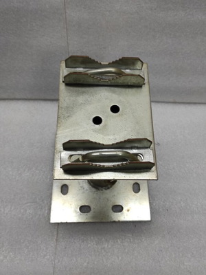 Galvanized square base for terrestrial antenna or satellite dish mast