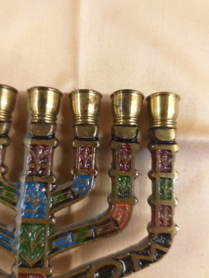 Menorah candlestick used from Jerusalem