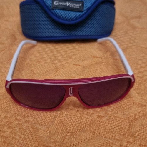 Gianni Venturi kids sunglasses used, unisex, red