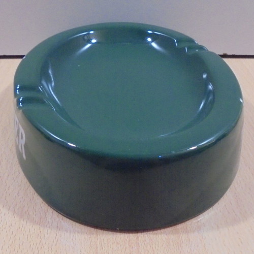 Tuborg beer old promotional ceramic ashtray used