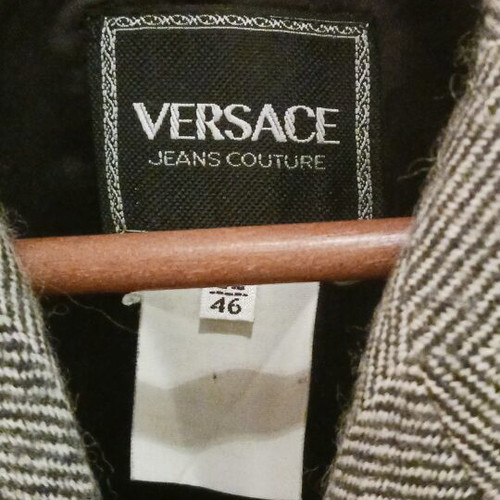 Versace wool jacket used, missing buttons