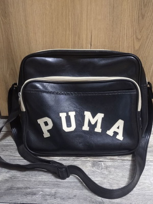 Puma Campus Reporter large vintage shoulder bag