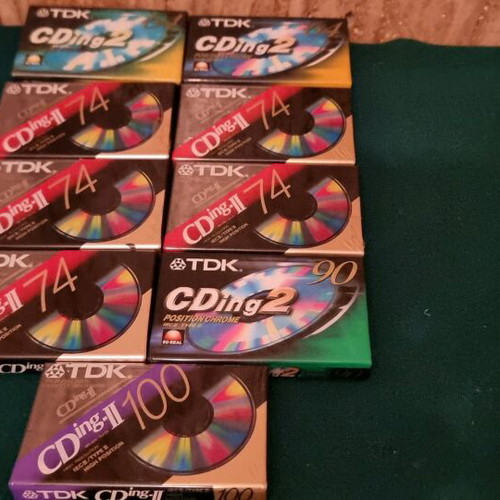 Tdk CDing Chrome Cassettes new, sealed