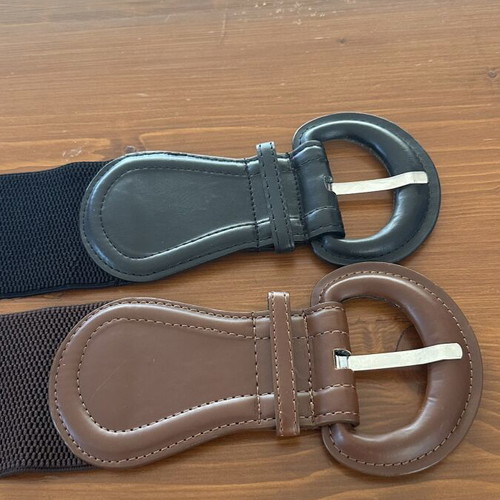 Zara belts set size M, like new, black and brown elastic