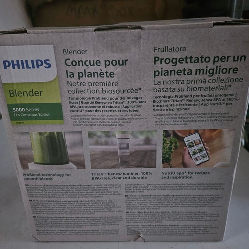 Μπλέντερ Philips 5000 Series HR2500/00 Eco Conscious καινούργιο για smoothies