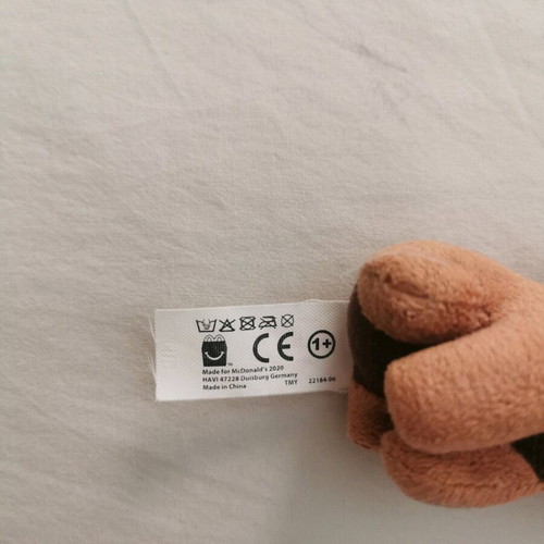 Ty small plush bull like new, height 0.9 cm