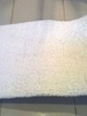 Anti-slip terry bath base used