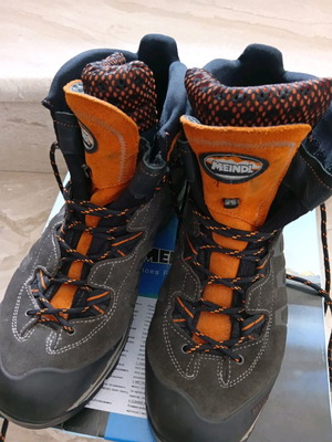Meindl Air Revolution Ultra GTX hiking boots like new, size 45, grey orange