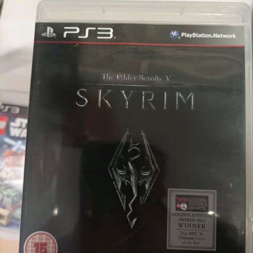 The Elder Scrolls V Skyrim game used for PS3