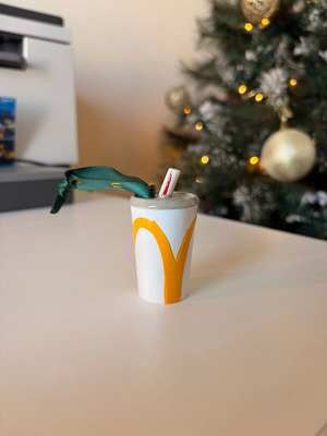 Mc Donald's decorative cup new gypsum hanging